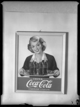 Coca-Cola, promotion material; 1950.