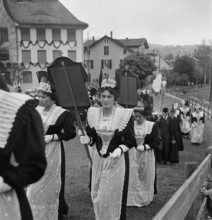 Corpus Christi procession in Appenzell in 1940.