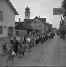 Social democratic festivity in Siebnen, 1953.