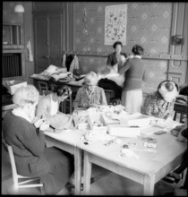 After World War 2: relief action for Lanslebourg, Morges 1945.