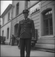 SBB-Employee in Uniform, 1947.