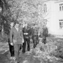 Davos, convalescence of english patients, recuperation; 1945.