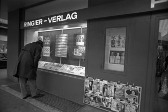 Shop window Ringier publisher: Olympic Games Sapporo, Presse Center, 1972.