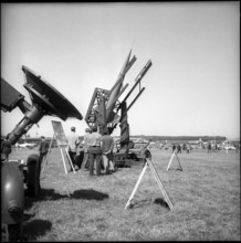 Radar controlled anti-aircraft missile, prototype, Dubendorf 1951.