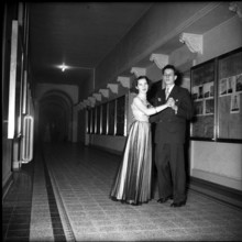 Dancing Couple at the Polyball 1952.