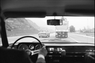 Police patrol in the canton of Valais, 1971.