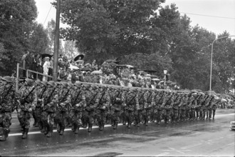 Military Parade 1969 in Switzerland.