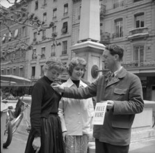 Waadtland relief action Ville Vigne in Geneva, 1957.