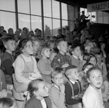 Playing area for children at Zuspa, Zurich 1956.