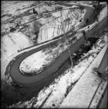 Extension of Ceneri road at Cadenazzo 1964.