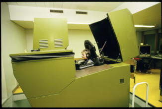 Driving simulator of a tank, 1986.