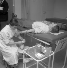 Man Donating Blood, 1955