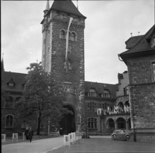 National Museum, Entrance Museumstrasse, Zurich 1956.