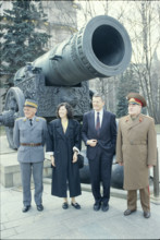 Federal councillor Villiger on state visit in Moscow, 1989.