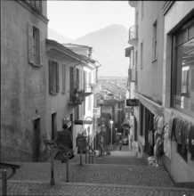 Alleys in Lugano, 1961.
