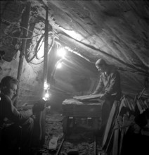 Frutigen, Production of slates; 1946.