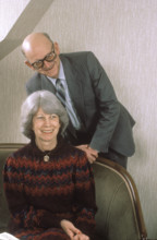 Alphons Egli with wife at home, 1983.