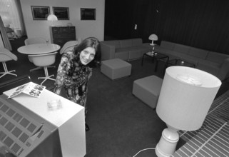 Presidential suite in the Hotel Zurich, 1972.