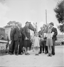 Horse market of Chaindon-Reconvilier, 1941.