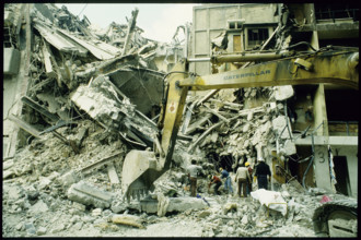 Earthquake Mexico City 1985.
