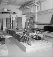 Rescue equipment, medical service station, Zurich 1940.