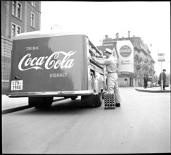 Coca-Cola, delivery truck, 1950.