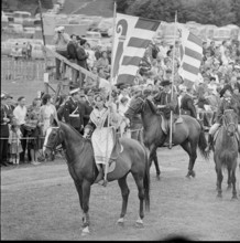 61st Marche-Concours Saignelegier, procession, 1964.