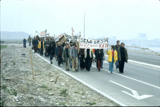 Demonstration against nuclear powerplant.