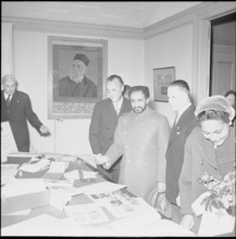 Emperor Haile Selassie visits the ICRC in Geneva, 1954.