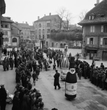 Carnival parade in Payerne, 1946.