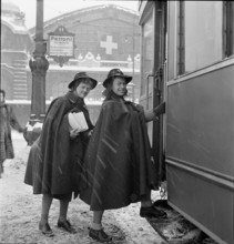 Women during World War 2; postwoman; 1940.