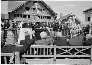 Innerrhoden government at voter's meeting 1967.
