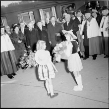 Reception of member of Federal Council Paul Chaudet, 1954.