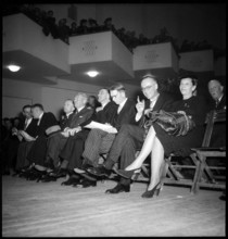 Rodolphe Rubattel, reception in Lausanne, 1947.