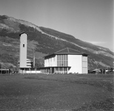 Protestant curch, Chur 1957.