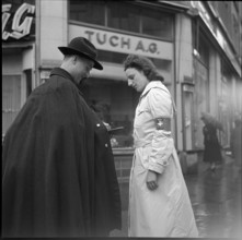 Women during World War 2; postwoman; 1940.