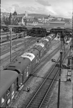 Railway traffic in Switzerland.