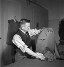 Tailoring of uniforms; 1939.