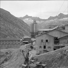 Working center of Oberaar building site 1953.