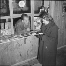 Building site kiosk Rheinau 1953.