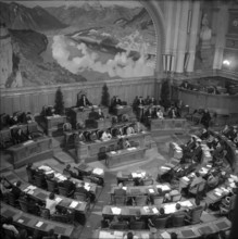 Youth parliament in Berne, 1961.