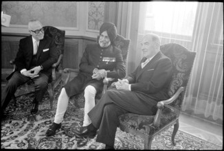 Pierre Graber, Arjun Singh and Rudolf Gnaegi, Berne 1971.
