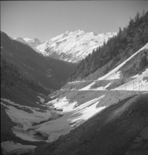 Railway lines in the Rhone valley, 1950.