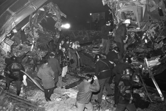 Railway accident in Feldmeilen 1971.