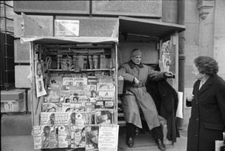 Newsstand in Zurich, 1971.