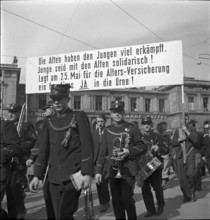Brass band at May Day rallies, Zurich 1941.