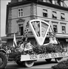 16th festival of the Jura in Delemont, 1963.