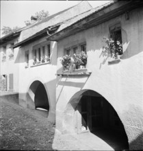 Erlach; cobbled lane; 1940.
