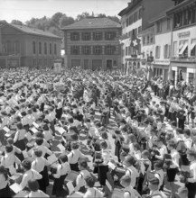 Children at the Swiss Accordion festival, 1958.