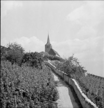 Ligerz church 1945.